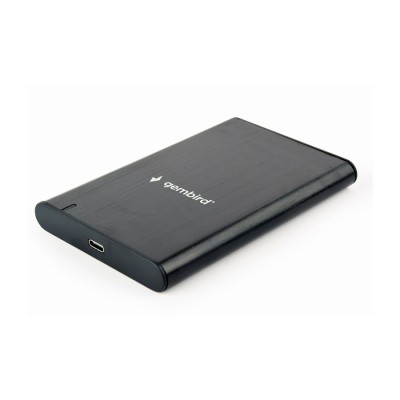 Kućište za externi USB3.1 2,5" HDD GEMBIRD EE2-U3S-6, Type-C, brushed aluminum, black