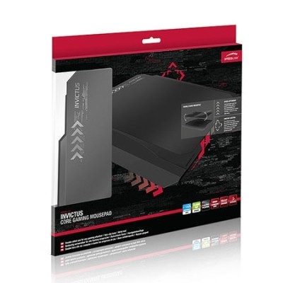 Podloga za miš SPEEDLINK INVICTUS Core Gaming, double side,nonslip, control/speed, black, SL-6262-BK