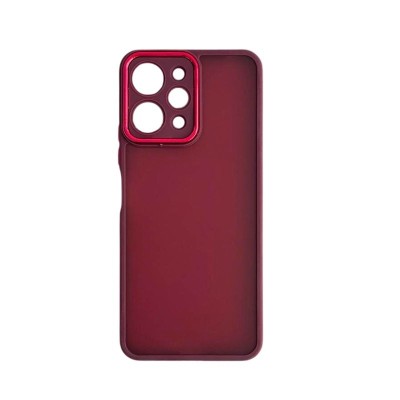 Silikonska maska Frame Redmi 12 Bordo