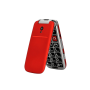 Telefon na tipke Artfone CF241A preklop Red