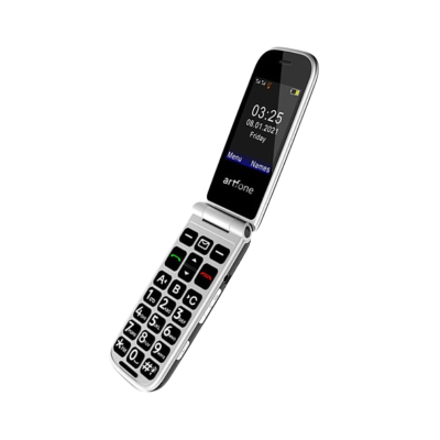 Telefon na tipke Artfone F20 preklop Blue
