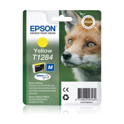 Tinta Epson C13T12844011 B-Y Stylus YELLOW, za S22, SX130