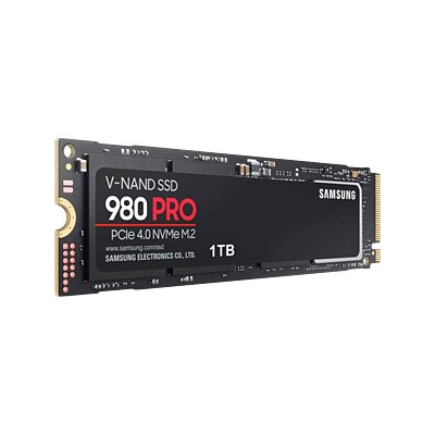 Samsung SSD 980 PRO 1TBNVMe M.2,PCIe Gen 4.0 x47000MB/s read,5000MB/s write
