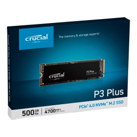 Crucial SSD P3 Plus 500GB NVMe4700/1900 MB/sPCIe Gen 4 x4