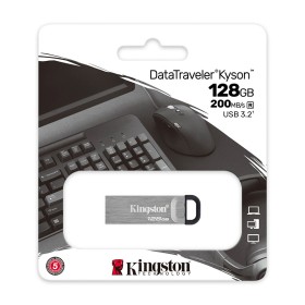 USB Memory stick Kingston DTKN/128GB USB3.2 DTKN,DataTraveler Kyson,Stylish Capless Metal Case,200MB/s read