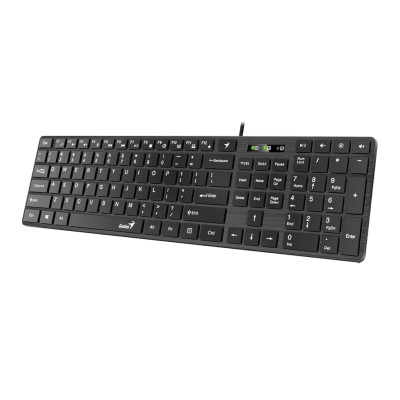 Genius SlimStar 126 tastatura  USB veza, low-profile tipke crna