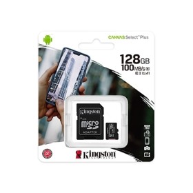Micro SD card Kingston 128 GB SDHC  SDCS2/128GB  Class10 Canvas Select Plus SD adapter100MBs Read,Class 10 UHS-I