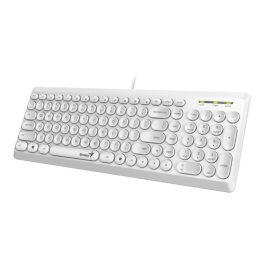 Genius SlimStar Q200 tastatura bijela, low-profile tipke BH/HR/SER layout, USB