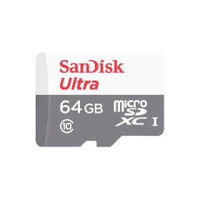 Micro SD SanDisk SDXC 64GB Ultra 100MB/Class 10/UHS-I  SDSQUNR-064G-GN3MN
