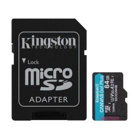 Micro SD card Kingston 64GB CanvasGoPlus r/w 170MB/s/90MB/s with adapter SDCG3/64GB