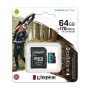 Micro SD card Kingston 64GB CanvasGoPlus r/w 170MB/s/90MB/s with adapter SDCG3/64GB