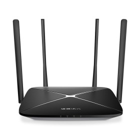 MERCUSYS AC12G AC1200 Dual Band Wireless Router 867Mbps 5GHz 300Mbps 2.4GHz 10/100/1000M WAN 10/100/1000M LAN 4fixed ant