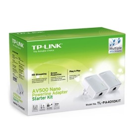 TP-Link TL-PA4010KIT Nano Powerline Adapter Kit 500Mbps