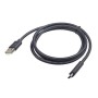 USB 2,0 kabal AM to Type-C AM/CM, 1m, BLACK, GEMBIRD CCP-USB2-AMCM-1M