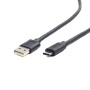 USB 2,0 kabal AM to Type-C AM/CM, 3m, BLACK, GEMBIRD CCP-USB2-AMCM-10