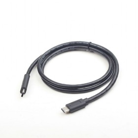 USB 3.1 kabal Type-C to Type-C CM/CM, 1m, BLACK, GEMBIRD CCP-USB3.1-CMCM-1M