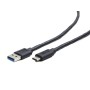 USB 3.0 kabal AM to Type-C AM/CM, 1,8m, BLACK, GEMBIRD CCP-USB3-AMCM-6