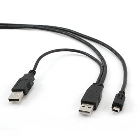 USB 2,0 DUAL kabal A-mini5PM, 1m, GEMBIRD CCP-USB22-AM5P-3