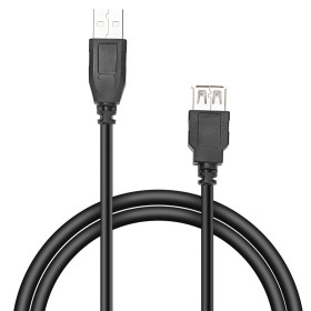 USB 2,0 kabal SPEEDLINK, A-plug A-socket, AMAF, 1,8m, Extension Cable, SL-170203-BK