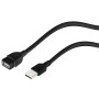 USB 2,0 kabal SPEEDLINK, A-plug A-socket, AMAF, 3m, Extension Cable, SL-170209-BK