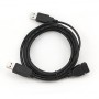 USB 2,0 DUAL kabal GEMBIRD A-plug A-socket, 1.8m, CCP-USB22-AMAF-6