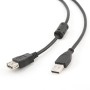 USB 2.0 kabal GEMBIRD CCF-USB2-AMAF-10, 3m, A-A ext cable, premium, ferrit
