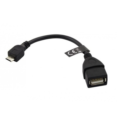 USB 2,0 OTG kabal adapter A-B M/F 10 cm, ESPERANZA, EB180