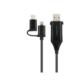 USB kabl 4u1 SPEEDLINK 4-in-1 USB-C Adapter Cable, OTG, 1m HQ, SL-180022-BK