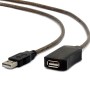 USB active extension cable 5m, GEMBIRD UAE-01-5M, black