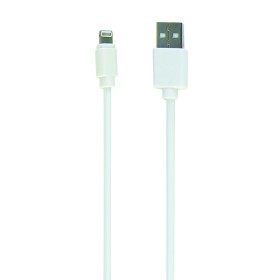 USB 2,0 kabal sync and charging iPhone, white, 3m, GEMBIRD CC-USB2-AMLM-W-10
