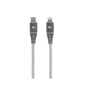 USB 2.0 kabl Premium cotton braided Type-C to 8-pins lightning iPhone charging & data cable, 1.5 m CC-USB2B-CM8PM-1.5M
