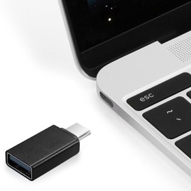 USB 2,0 adapter Type-C CM/AF, BLACK, GEMBIRD A-USB2-CMAF-01