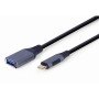 USB 3.0 adapter/kabl GEMBIRD Type-C CM/AF 15cm, A-USB3C-OTGAF-01