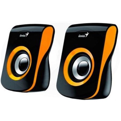 Genius zvučnici SP-Q180 orange 2.0, 6 W, 3.5 mm jack, USB power