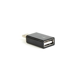 USB 2.0 Type-C adapter (CM/AF), BLACK, GEMBIRD CC-USB2-CMAF-A