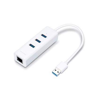 USB to LAN TP-LINK UE330 USB 3.0 3-Port Hub & Gigabit Ethernet Adapter 2 in 1 USB Adapter