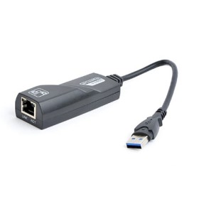 USB3.0 to LAN Ethernet adapter converter USB A plug/RJ45, GEMBIRD NIC-U3-02, Gigabit