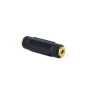 Audio adapter spojnik 3,5mm female stereo to 3,5mm female stereo, GEMBIRD A-3.5FF-01, black