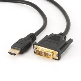 HDMI kabl, HDMItoDVI 5m M-M gold conn. BULK, GEMBIRD CC-HDMI-DVI-15