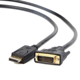 DisplayPort kabal/adapter GEMBIRD, DisplayPort to DVI, 1m, CC-DPM-DVIM-1M