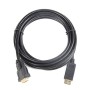 DisplayPort kabal/adapter GEMBIRD, DisplayPort to DVI, 1,8m, CC-DPM-DVIM-6