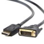 DisplayPort kabal/adapter GEMBIRD, DisplayPort to DVI, 3m, CC-DPM-DVIM-3M