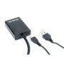 Video adapter kabl, 0.15 m, black, VGA to HDMI, GEMBIRD A-VGA-HDMI-01