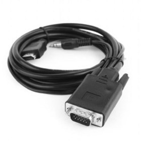 HDMI adapter kabal GEMBIRD A-HDMI-VGA-03-10 HDMI to VGA, 3m, adapter + audio