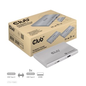 USB hub Club 3D Thunderbolt4 Portable 5-in-1 Hub with Smart Power CSV-1580