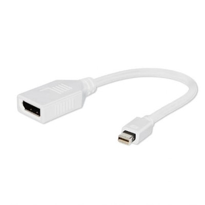 Mini DisplayPort adapter GEMBIRD, A-mDPM-DPF-001-W, Mini DisplayPort na standardni DisplayPort, white