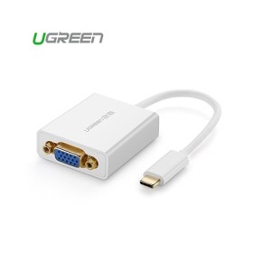 USB3.1 type-C M video adapter to VGA F, E-Green