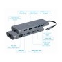 Docking station USB adapter Type-C 8-in-1 multi-port adapter Hub3.0 + HDMI + DisplayPort + VGA + PD + card reader + LAN+audio, G