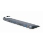 Docking station USB adapter Type-C 9-in-1 multi-port adapter, USB hub + HDMI + VGA + PD + card reader + LAN + audio, space grey 