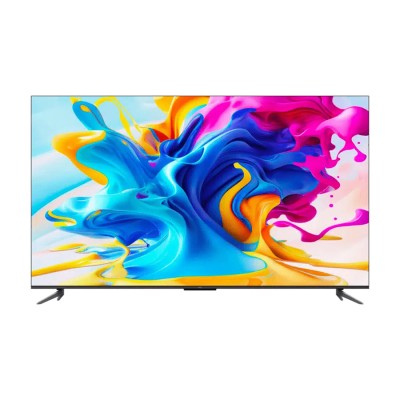 TV TCL QLED  65C645, 4K Ultra HD, Smart TV, Android, Google TV, 120 Hz DLG, HDR 10+, HDMI 2.1, Metalik Sivi **MODEL 2023**